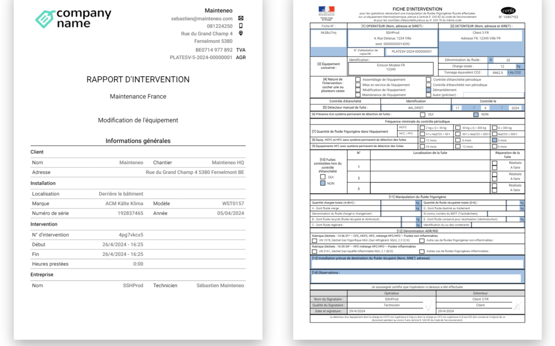 Simplifiez la génération de rapports d’intervention avec Mainteneo