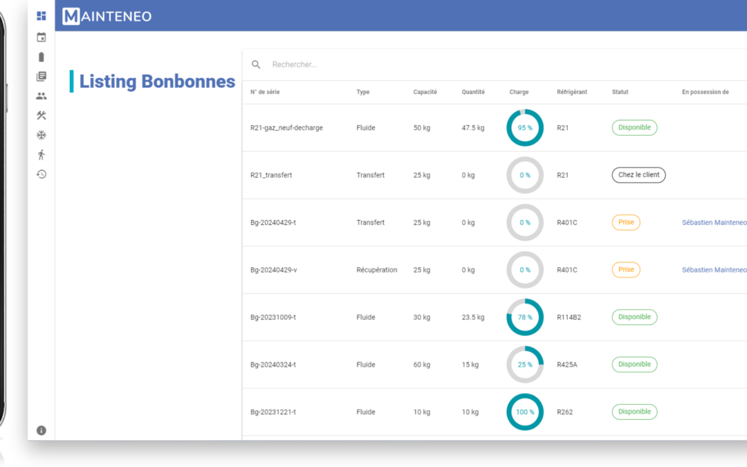 Gérez Vos Fluides Frigorigènes avec Mainteneo, Simple et Fiable