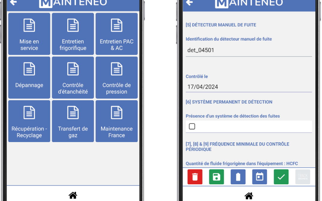 Rapports Frigorifiques Conformes, Sécurisés et Simplifiés avec Mainteneo