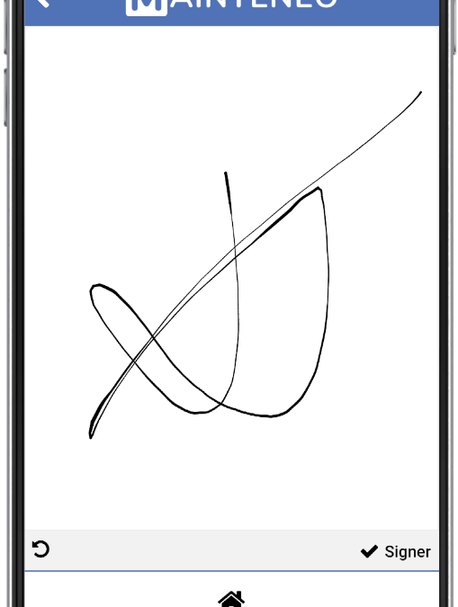 Gagnez du temps : Faites signer vos rapports directement sur Mainteneo
